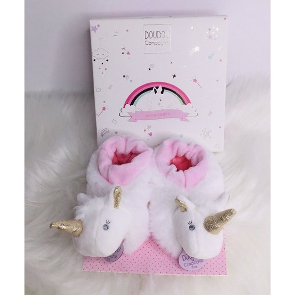 Doudou Et Compagnie Baby Unicorn White 1 main image 0